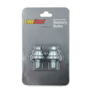 EverStart Auto Side Terminal Battery Bolts, 2pc in Pack, Constructed from Plated Steel