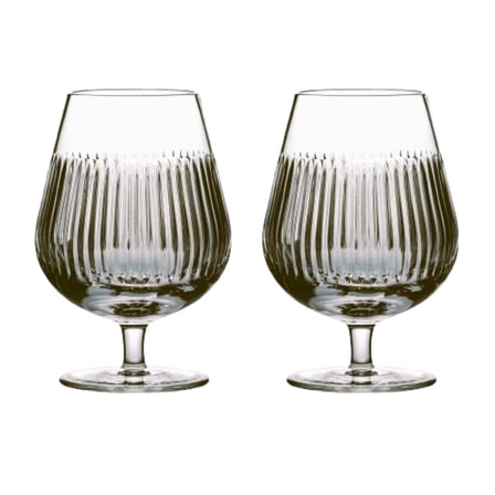 Waterford Connoisseur Aras Brandy Balloon Glasses Set of 2 Crystal 17-OZ = 510-ML