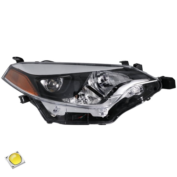 For 2014 2015 2016 Toyota Corolla Sedan 4Dr Left Side/Right Passenger Headlights Headlamp