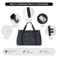 thumbnail image 4 of Disketp Golden Peonies Bolsa de Viaje Tipo Duffle, Bolso de Mano para Fin de Semana para Mujer, Bolsa de Gimnasio Ligera para Hombre, Esencial para Viajes, 4 of 7