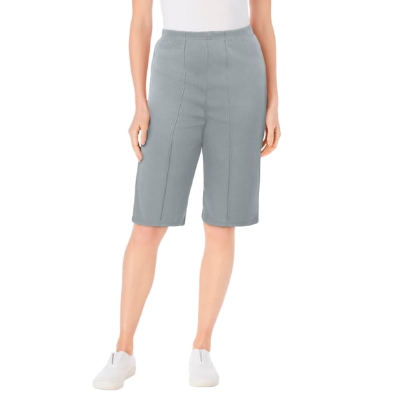 Woman Within Plus Size Knit Bermuda Short