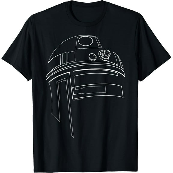 Minimalist Droid Portrait Tee – Sci-Fi Inspired Robot Design, Soft Cotton T-Shirt