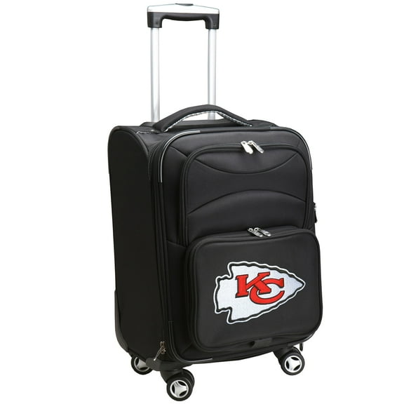 MOJO Black Kansas City Chiefs 21" Softside Spinner Carry-On