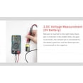 thumbnail image 4 of RICHMETERS Digital Multimeter 6000 counts Backlight AC DC Ammeter Voltmeter RM109, 4 of 5