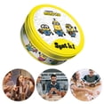 thumbnail image 2 of Spot It Game Animal Fun Cards Con Caja Metal Juguete Educativo (pequeño Hombre Amarillo), 2 of 6