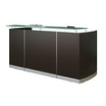 thumbnail image 2 of Mayline MNRSTBS Medina Reception Station Without Pedestals - Textured Brown Sugar - 42.75 x 87.25 x 37.25 in., 2 of 5