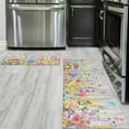 thumbnail image 5 of Spring Kitchen Mat Rugs Sets of 2 Colorful Floral Kitchen Rug Washable Non-Slip Kitchen Mats for Floor 2 Piece Spring Kitchen Decor, 5 of 6