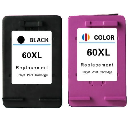 Premium Remanufactured Cartridge Cartridge Replacement For 60XL - 2 Pack