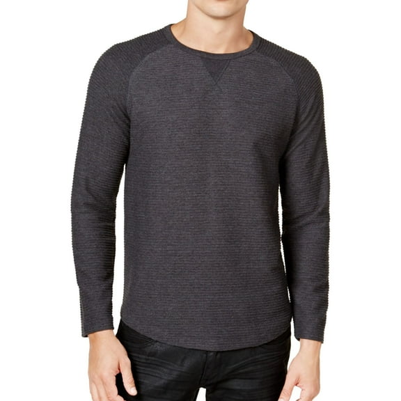 I-N-C Mens Ottoman Basic T-Shirt, Grey, XX-Large