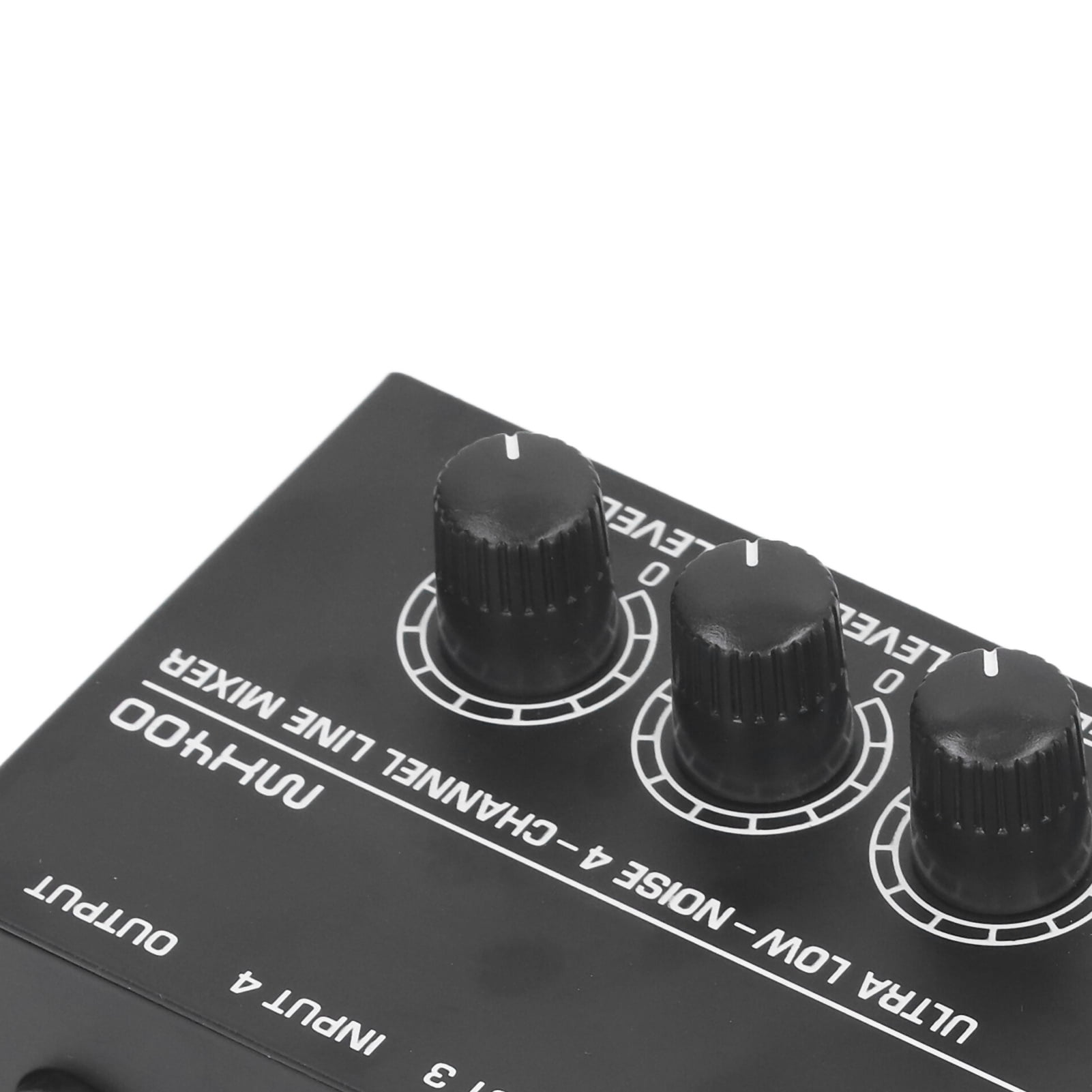 Rupoun 4-Channel Compact Audio Mixer Ultra-Low Noise for Guitars, Bass, Keyboards (5.9 inches / 15 cm)