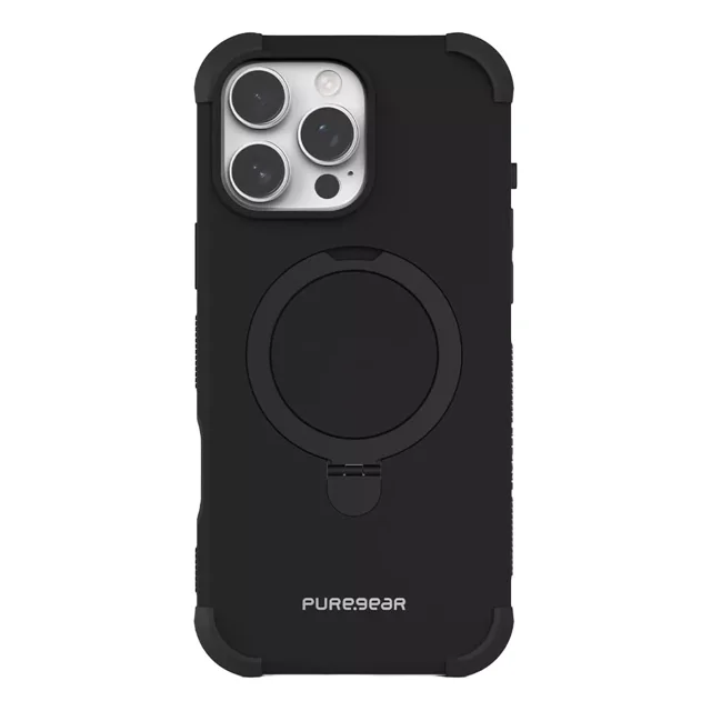 Funda para iPhone 16 Pro Max Puregear Dualtek Kik Uso Rudo Negro