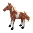 thumbnail image 2 of Almohada de felpa de caballo Animal de peluche de caballo, lindo animal de peluche decoración del hogar muñeca de juguete de peluche muñeca de pie, Estilo C, 2 of 8
