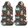 thumbnail image 2 of Fotbe Rabbit Is Eating Carrots Pattern Automotive Seat Covers for Cars Trucks and SUVs – Car Seat Covers for Front Seats,Protective Seat Covers,Vehicle Seat Covers, Set of 2, 2 of 9