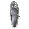 thumbnail image 6 of Badgley Mischka Girls Dress Shoes (Little Kids, Sizes 11–4), Silver, Size: 4, 6 of 7