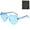 Blue, variant on Rimless Sunglasses Colored Glasses Round Frameless Sunglasses Transparent Tinted Glasses Candy Color Sunglasses for Women Girl Multicolor