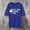 Blue, variant on Men's Casual Star Print Short Sleeve T Shirt for Everyday Wear with Comfortable Fit and All-Season Versatility