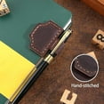 thumbnail image 6 of Bygonemark, Bygone Mark Bookmark with Pen Holder, Personalized Magnetic Leather Pen Holder Bookmark, Custom Leather Magnetic Bookmarks Pen Holder for Travelers (3PCS-B), 6 of 6