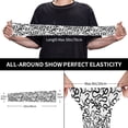thumbnail image 5 of Uemuo Hand Drawn Snake Printed Arm Sleeves, Cooling UV Sun Protection Sports Compression for Men/Women, 5 of 8