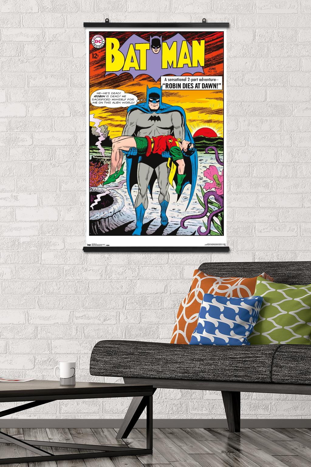 The Batman Wanted Newspaper Ad Comic Style Wall Art Poster – Aesthetic Wall  Decor