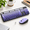 Black Purple Gradient, variant on Sweet Black Pink 104-Key Full-Size Wireless and Mouse Retro Typewriter Set