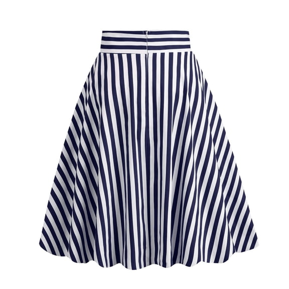 YueHuiYing Women's Girls' High-Waisted Plaid Pleated Skirts Plus Size School Uniform Mini Cosplay Costumes