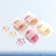 thumbnail image 3 of Creative SakuraShaped Metal Paper Clips Assorted Color for Organize Use with Strong Clipping Force 12PCS, 3 of 9