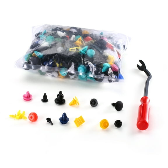 500Pcs Universal Car Body Plastic Push Pin Rivet Trim Panel Fastener Clip Mould