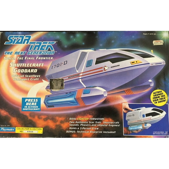 Juguete PlayMates Star Trek Shuttlecraft Goddard 1992