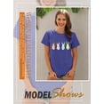 thumbnail image 4 of ZXSXSY Cute Easter T-Shirts for Women Bunny Print Graphic Tees Crewneck Short Sleeve Tops, 4 of 8