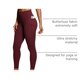 thumbnail image 4 of Pantalones CRZ YOGA Butterluxe de Cintura Alta para Gimnasio 64 cm Rojo Merlot L, 4 of 4