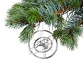 thumbnail image 3 of Christmas 3D Silver Metal Ornament Single Reindeer - Set of 12, 3 of 3