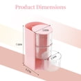 thumbnail image 4 of Pink 3-Layer Rotatable Cosmetic Organizer for Makeup Brushes, Hair Accessories, Hair Clips & More, 4 of 6