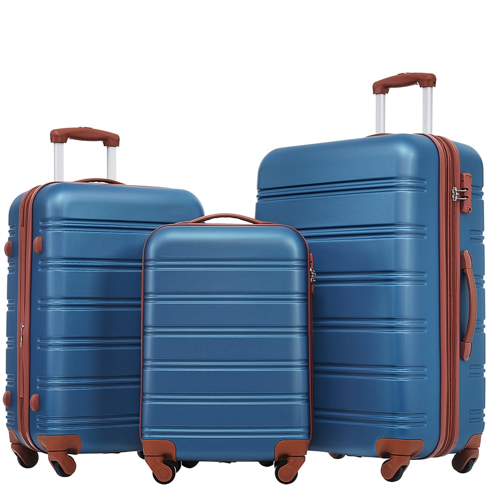 GVN 3 Piece Luggage Set Hardside Spinner Suitcase with TSA Lock 20" 24' 28" Available GVN 3 Piece Luggage Set Hardside Spinner Suitcase with TSA Lock 20" 24' 28" Available