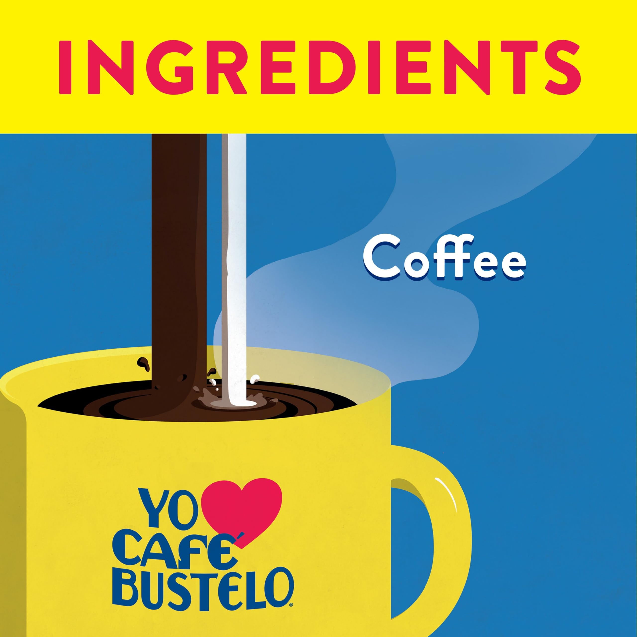 Café Bustelo Supreme by Bustelo Espresso Style Dark Roast Whole Bean Coffee, 16 Ounce (Pack of 6)