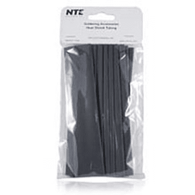 NTE Electronics 47-20806-R Heat Shrink 1/2" Dia Thin Wall Red 6" Length 12pcs 