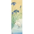 thumbnail image 2 of Koson, Ohara 13x32 White Modern Wood Framed Museum Art Print Titled - Egret, 2 of 4