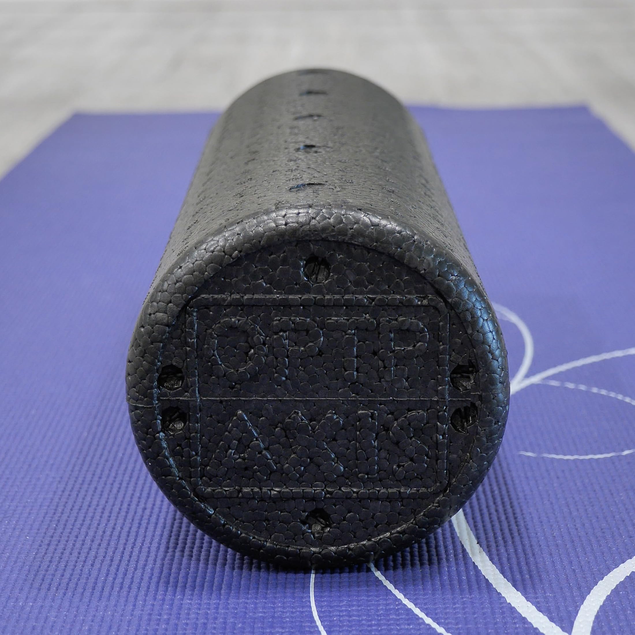 OPTP AXIS Firm Foam Roller, High Density Foam Roller for Physical Therapy, Yoga, Pilates, Fitness Exercise and Sports Training (Black, 18" X 6" Round)
