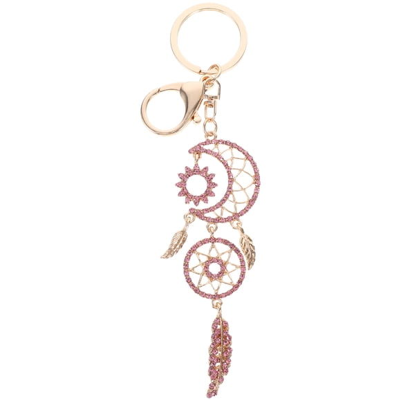 WHAMVOX Llavero Rosa Con Atrapasueños De Para Llaves De Y