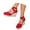 Red, variant on Women's Espadrilles Wedges Sandals Fashion Squared Closed Toe Platform Sandals Cross Elastic Strap on Shoes Comfort for Walking Summer Travel Yellow 5