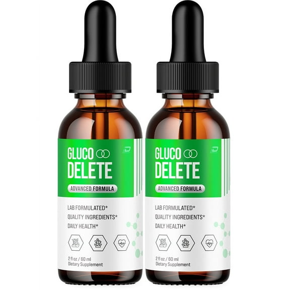 Gluco Delete – GlucoDelete Extra Strength All Natural Healthy Organic Support, 2 Pack, 2 Month Supply