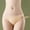 Beige, variant on loopsun Womens Briefs,Women's Mid Low Waisted Lace Trimmed Sweet Bow Underwear Briefs