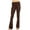 Americano, variant on Womens Solid Foldover Lounge Flared Cotton Yoga Pants