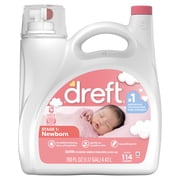 Dreft Newborn Essentials Bundle: Liquid Laundry Detergent & Blissfuls Scent Booster