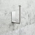 thumbnail image 5 of Stainless Steel Self Adhesive Toilet Paper Holder | Brushed Finish | No Drill Wall Mount | Bathroom Tissue Roll Dispenser | Easy Install | 13.8x7.5x4.8 cm | 1 Pack, 5 of 6
