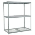 thumbnail image 2 of Wide Span Rack With 3 Shelves Wire Deck, 1200 Lb Capacity Per Level, 60"W x 36"D x 96"H, 2 of 4