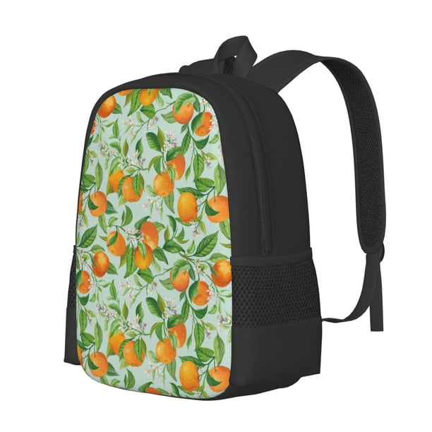 Easygdp Tangerine Mochila de Gran Capacidad Minimalista Ideal para Escuela, Viajes y Uso Diario