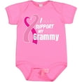thumbnail image 3 of Inktastic Breast Cancer Awareness I Support My Grammy with Pink Ribbon Boys or Girls Baby Bodysuit, 3 of 5