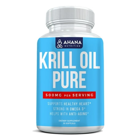 Krill Oil Capsules With Omega-3, EPA, DHA, Astaxanthin &