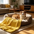 thumbnail image 3 of Nkmbld Flannel Throw Blanket, Microfiber Lightweight Plush Fuzzy Luxury Towel for Chair Sofa Bed Camping, Soft Plush Throw Blanket, Machine Washable, 3 of 8