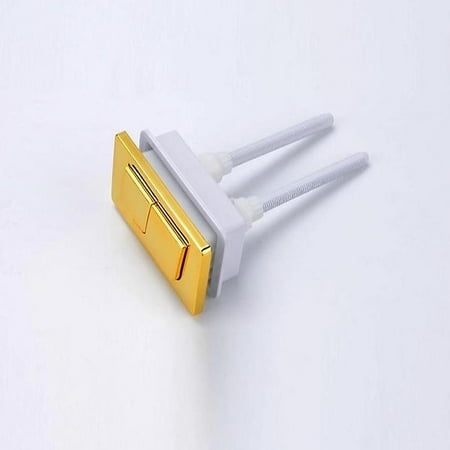 

Double Flush Toilet Tank Button Square (1 Piece Gold)